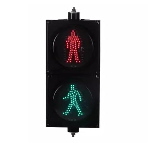 NZVZGKTNTW 300 Mm LED-Verkehrssignal, Fußgängerleuchte for Industrielle Laderampen, wasserdichte Warnleuchte for Den Außenbereich, Geeignet for Straßen, Mautstationen(12-24VDC) von NZVZGKTNTW
