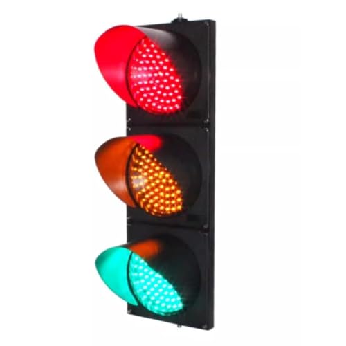 NZVZGKTNTW Fahrspuranzeigeleuchte, 100 Mm Dreifarbige Lehrampel, Mit Fernbedienung, Wasserdicht Und Staubdicht, for Lehrdemonstrationen, Straßensignale(100mm,220V) von NZVZGKTNTW