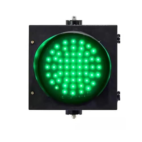 NZVZGKTNTW Industrielle Anzeigewarnleuchte, Rotes Und Grünes Monochromes Signallicht, LED-Fahrschul-Barrikadenanzeigeleuchte, 220 V, for Brückenwaage, Tor(Green,200mm) von NZVZGKTNTW