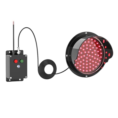NZVZGKTNTW Wandmontierte Ampel Mit Druckknopfsteuerung, AC 100-240 V, Verschiedene, Ampel, Sicherheitsanzeige, for Einkaufszentren/Lagerhallen/Parkwege(125mm/4.9in) von NZVZGKTNTW