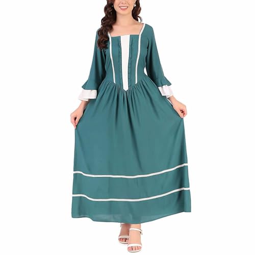 NZYIHAO Mittelalter Kleidung Damen Renaissance Kostüm Viktorianisches Kleid Karneval Kostüme Festliche Lockere Maxikleid Gothic Kleider NZYIHAO Mittelalter Kleidung Damen Renaissance Kostüm Viktorianisches Kleid Karneval Kostüme Festliche Lockere Maxikleid Gothic Kleider von NZYIHAO