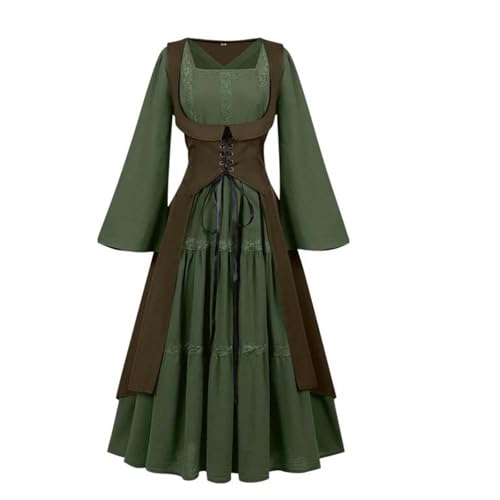 NZYIHAO Mittelalter Renaissance Kostüme Kleid Damen Gothic Kleidung Steampunk Vintage Kleider Karneval Kostüm Piraten Cosplay Outfit mit Schnürsenkel für Fasching Halloween NZYIHAO Mittelalter Renaissance Kostüme Kleid Damen Gothic Kleidung Steampunk Vintage Kleider Karneval Kostüm Piraten Cosplay Outfit mit Schnürsenkel für Fasching Halloween von NZYIHAO
