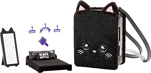 Na! Na! Na! Surprise 569749E7C 3-in-1 Rucksack-Schlafzimmer Black Kitty Playset mit limitierter Auflage Tuesday Meow Doll von Na! Na! Na! Surprise