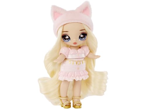 Na Na Na Surprise Mini Rucksack mit Amelie Laurent Modepuppe - Fuzzy Pink Kitty Rucksack - Für Kinder und Sammler ab 5 Jahren von Na! Na! Na! Surprise