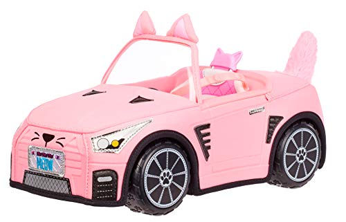 Na Na Na Surprise Soft Plüsch-Cabriolet - rosa Puppenfahrzeug im Katzen Design - passend für alle Na Na Na Surprise Puppen - ab 3 Jahren - -Auto für Mädchen von Na! Na! Na! Surprise