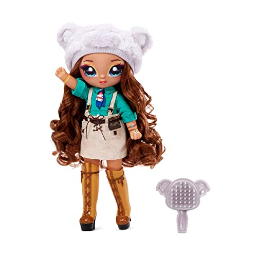 Na Na Na Surprise Teens Fashion Doll - Sammlerpuppe - 28 cm große, Brünette, weiche Stoffpuppe, inspiriert durch Australische Koalas - Amelia Outback von Na! Na! Na! Surprise