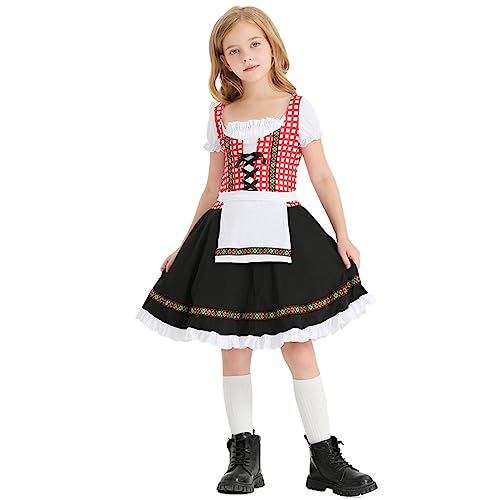 NaLatia ​Offizielles Oktoberfest Kinderkostüm Schulkleid mit Doppelnaht Gr.104-152​ von NaLatia
