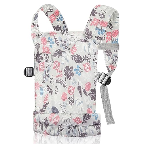 Nabance Puppentrage Kinder Weiche Baumwolle Front und Rücken Kuscheltier Trage für Kinder Einstellbare Größe Kinder Spielzeug, Geburtstagsgeschenk-Blätter Nabance Puppentrage Kinder Weiche Baumwolle Front und Rücken Kuscheltier Trage für Kinder Einstellbare Größe Kinder Spielzeug, Geburtstagsgeschenk-Blätter von Nabance
