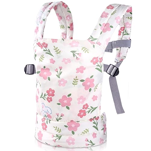 Nabance Puppentrage Kinder 100% Baumwolle Puppenzubehör Kinder Spielzeug Puppentragetasche Puppen Bauchtrage Tragetasche Ostergeschenk für Kinder für Baby Puppe Rosa Nabance Puppentrage Kinder 100% Baumwolle Puppenzubehör Kinder Spielzeug Puppentragetasche Puppen Bauchtrage Tragetasche Ostergeschenk für Kinder für Baby Puppe Rosa von Nabance