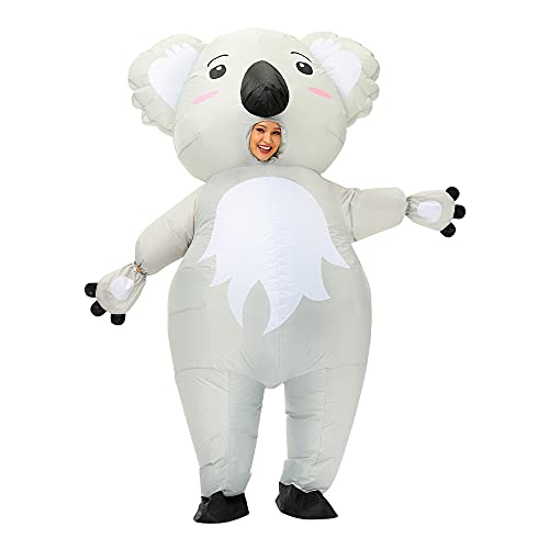 FXICH aufblasbares Koala Kostüm für Erwachsene, aufblasbares Koala Kostüm für Halloween, aufblasbares Kostüm für Fasching, Party, Weihnachtskostüme, für 150-190cm FXICH aufblasbares Koala Kostüm für Erwachsene, aufblasbares Koala Kostüm für Halloween, aufblasbares Kostüm für Fasching, Party, Weihnachtskostüme, für 150-190cm von FXICH