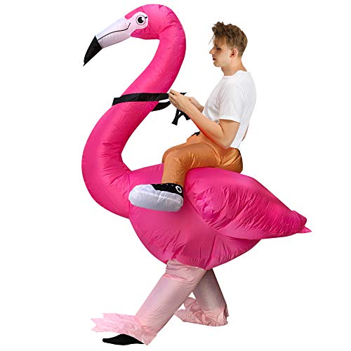 FXICH Inflatable flamingo Costume for adult,Halloween Csotume for adult,Inflatable Costumes,Unisex adult inflatable costume von FXICH