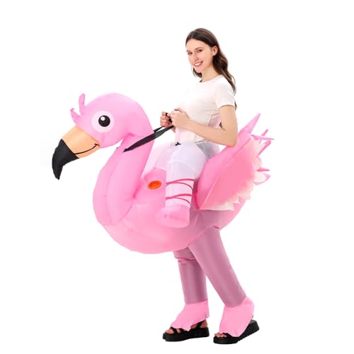 FXICH Inflatable flamingo Costume for adult,Halloween Csotume for adult,Inflatable Costumes,Unisex adult inflatable costume von FXICH