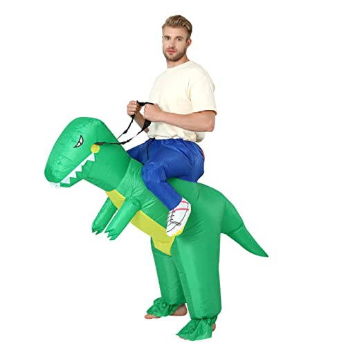 FXICH Aufblasbare Dinosaurier Kostüm für Erwachsene, Dinosaurier Kostüm für Halloween von FXICH