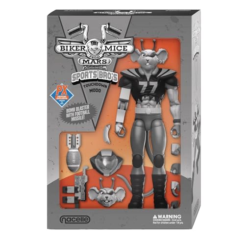 Nacelle Consumer Products Biker Mice from Mars: The Sports Bro's Modo (Black & White Version) Previews Exclusive Action Figure von Nacelle Consumer Products