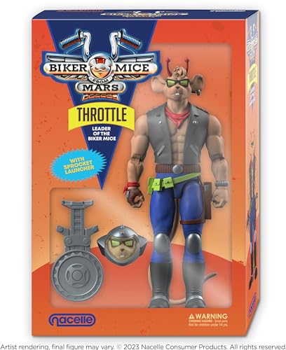 Nacelle Consumer Products Biker Mice from Mars: Throttle Action Figure Nacelle Consumer Products Biker Mice from Mars: Throttle Action Figure von Nacelle Consumer Products
