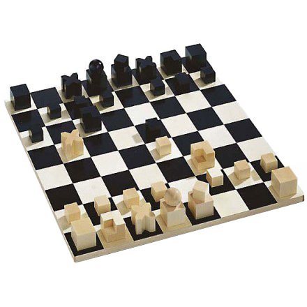 Naef Bauhaus Schachspiel Komplett-Set von Naef