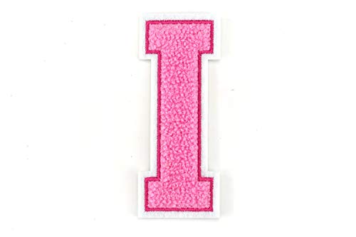 Frottee Buchstabe A-Z | Rosa, Pink, Weiß | 9,5 cm hoch | Varsity Letter I Frottee Buchstabe A-Z | Rosa, Pink, Weiß | 9,5 cm hoch | Varsity Letter I von Naehgedoens.de