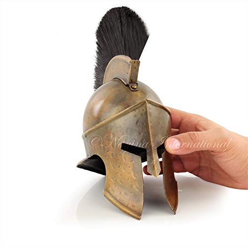 Miniatur Mittelalter Rüstung König Leonidas griechischer Spartanischer Römischer Helm | Spartanische Legionen Helm | Home & Desk Decor Displaypiece | 300 Movie Authentische Replik Miniaturhelm Miniatur Mittelalter Rüstung König Leonidas griechischer Spartanischer Römischer Helm | Spartanische Legionen Helm | Home & Desk Decor Displaypiece | 300 Movie Authentische Replik Miniaturhelm von Nagina International