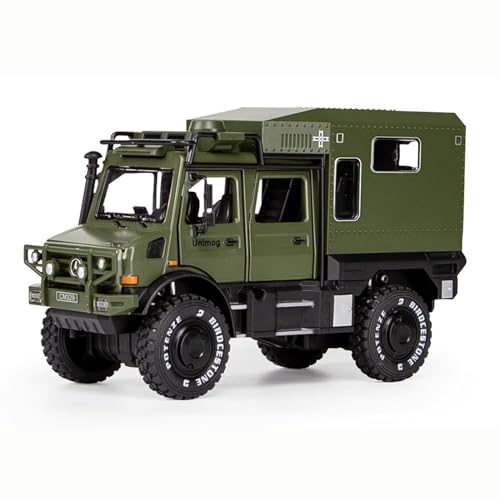 NaiiiL 1/24 Maßstab Legierungsfahrzeugmodell, Kompatibel Für Militärlastwagenmodell, Licht- Und Soundspielzeug, 8,3 X 3 Zoll von NaiiiL