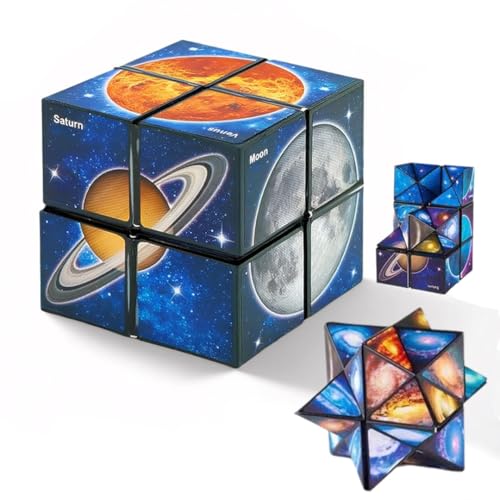 Sternenwürfel Zauberwürfel-Set, 3D Galaxie Puzzle Spielzeug für Kinder, Bildungsfördernde Gehirnspiele für Jungen im Alter von 6-12 Jahren, Spaß Geschenk für Kinder Sternenwürfel Zauberwürfel-Set, 3D Galaxie Puzzle Spielzeug für Kinder, Bildungsfördernde Gehirnspiele für Jungen im Alter von 6-12 Jahren, Spaß Geschenk für Kinder von Naiocase