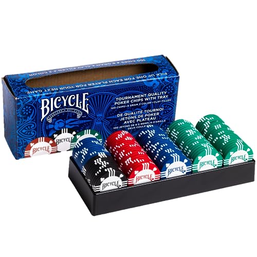 United States Playing Card Company (Bicycle/Bee/Aviator) 1006305 US Playing Card Company Bicycle - 100 Bicycle 8 Gram Clay Chips United States Playing Card Company (Bicycle/Bee/Aviator) 1006305 US Playing Card Company Bicycle - 100 Bicycle 8 Gram Clay Chips von Bicycle