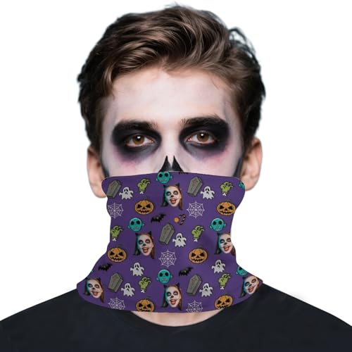 Halloween Maske Personalisierte Gesichtsmaske mit Foto Text Logo, Personalisiertes Gesichtsmaske Bandana für Männer und Frauen, Personalisierte lustige Streichmaske für Halloween und Kostümpartys Halloween Maske Personalisierte Gesichtsmaske mit Foto Text Logo, Personalisiertes Gesichtsmaske Bandana für Männer und Frauen, Personalisierte lustige Streichmaske für Halloween und Kostümpartys von Naispanda