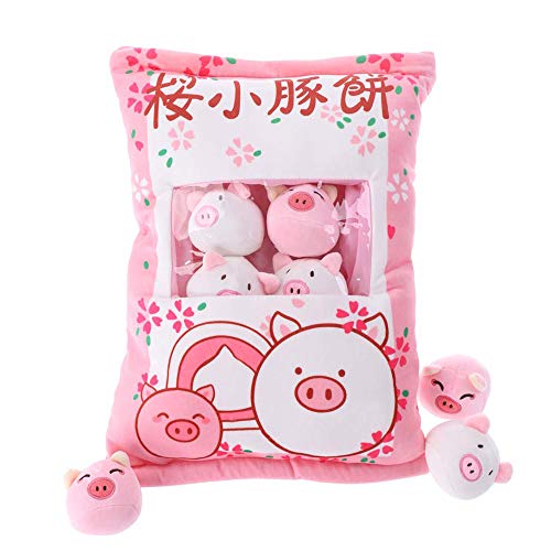 Niedliche Snack-Kissen Kuscheltier Spielzeug Pudding Dekorative abnehmbare Kitty Cat Dolls Kreative Spielzeuggeschenke für Teenager Mädchen Kinder von Naixin