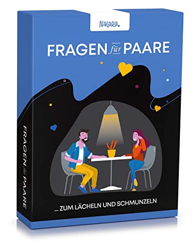 Fragen für Paare … zum Lächeln und Schmunzeln - Das Paar-Spiel mit lustigen Fragen als Geschenk für deinen Partner Valentinstag oder Jahrestag für sie und ihn Fragen für Paare … zum Lächeln und Schmunzeln - Das Paar-Spiel mit lustigen Fragen als Geschenk für deinen Partner Valentinstag oder Jahrestag für sie und ihn von nalara