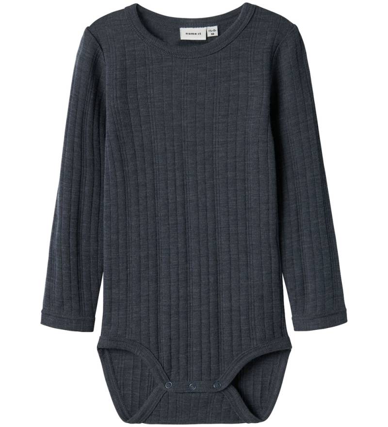 Name It Body L/æ - Noos - Wolle - NmmWang - Ombre Blue - Name It - 3 Jahre (98) - Body L/Ä von Name It