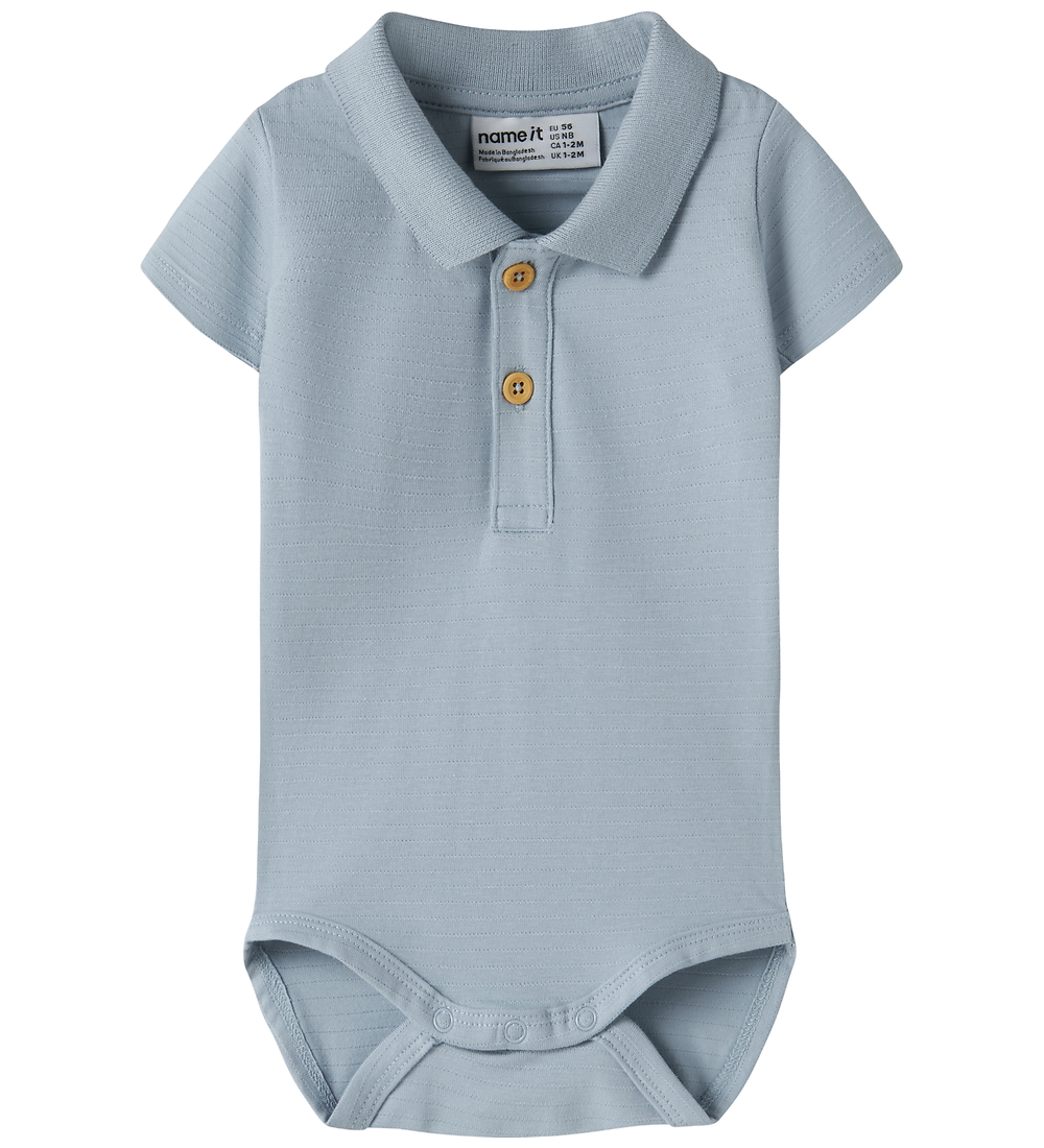 Name It Body k/ä - Lochmuster - Polo - NbmHofman - Blue Nebel - Name It - 50 - Body K/Ä Name It Body k/ä - Lochmuster - Polo - NbmHofman - Blue Nebel - Name It - 50 - Body K/Ä von Name It