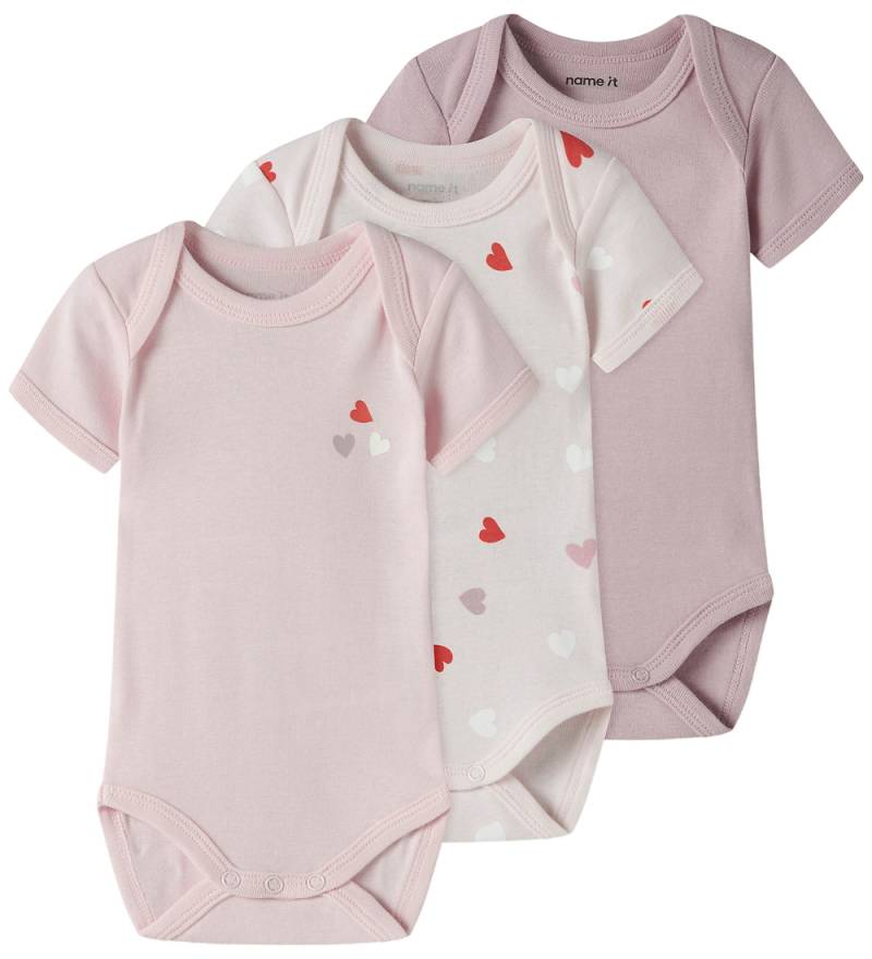 Name It Body k/ä - Noos - 3er-Pack - Carinaria/Ballery - Name It - 2 Jahre (92) - Body K/Ä von Name It