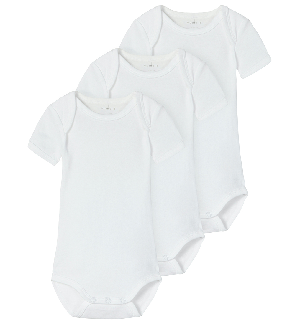 Name It Body k/ä - Noos - NbnBody - 3er-Pack - Bright White - Name It - 3 Jahre (98) - Body K/Ä von Name It