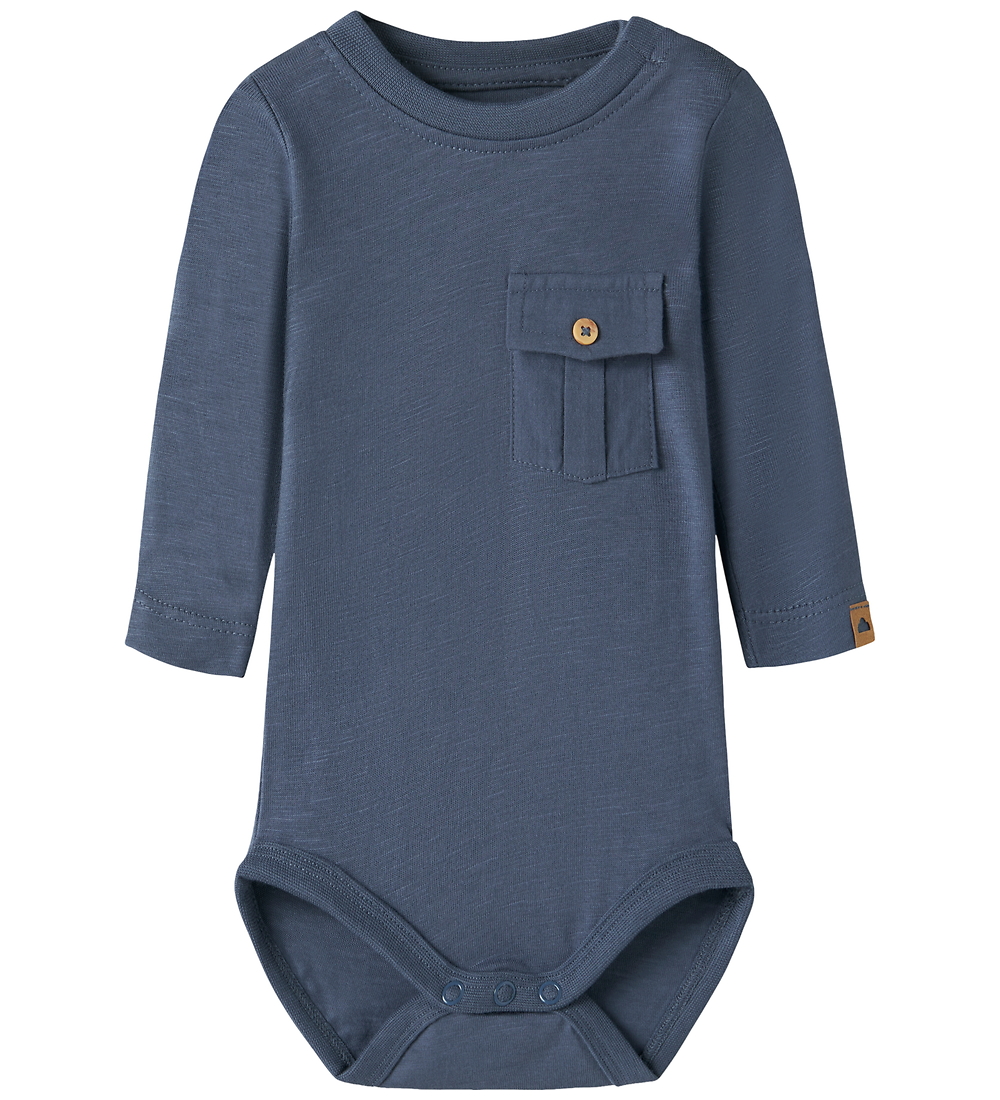 Name It Body l/ä - Cotton/Modal - NbmHowel - Vintage Indigo - Name It - 62 - Body L/Ä von Name It
