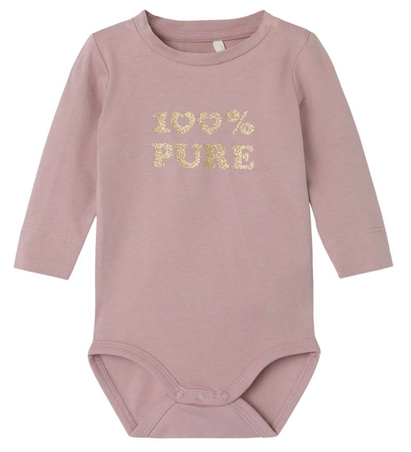 Name It Body l/ä - NbfFanewa - Deauville Mauve m. Glitzer - Name It - 50 - Body L/Ä Name It Body l/ä - NbfFanewa - Deauville Mauve m. Glitzer - Name It - 50 - Body L/Ä von Name It