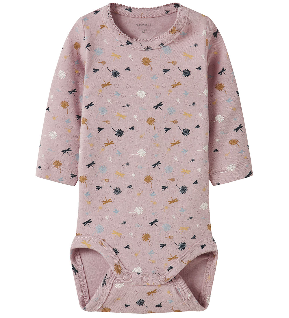 Name It Body l/ä - NbfKoral - Poliert Lilac m. Lochmuster - Name It - 50 - Body L/Ä Name It Body l/ä - NbfKoral - Poliert Lilac m. Lochmuster - Name It - 50 - Body L/Ä von Name It