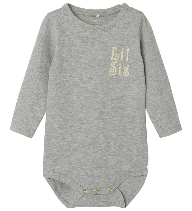 Name It Body l/ä - NbfLaby - Grey Melange - Name It - 68 - Body L/Ä Name It Body l/ä - NbfLaby - Grey Melange - Name It - 68 - Body L/Ä von Name It