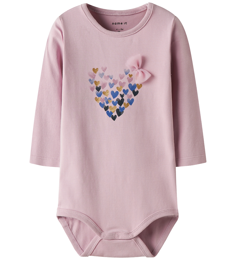 Name It Body l/ä - NbfNiva - Poliert Lilac m. Print - Name It - 50 - Body L/Ä Name It Body l/ä - NbfNiva - Poliert Lilac m. Print - Name It - 50 - Body L/Ä von Name It