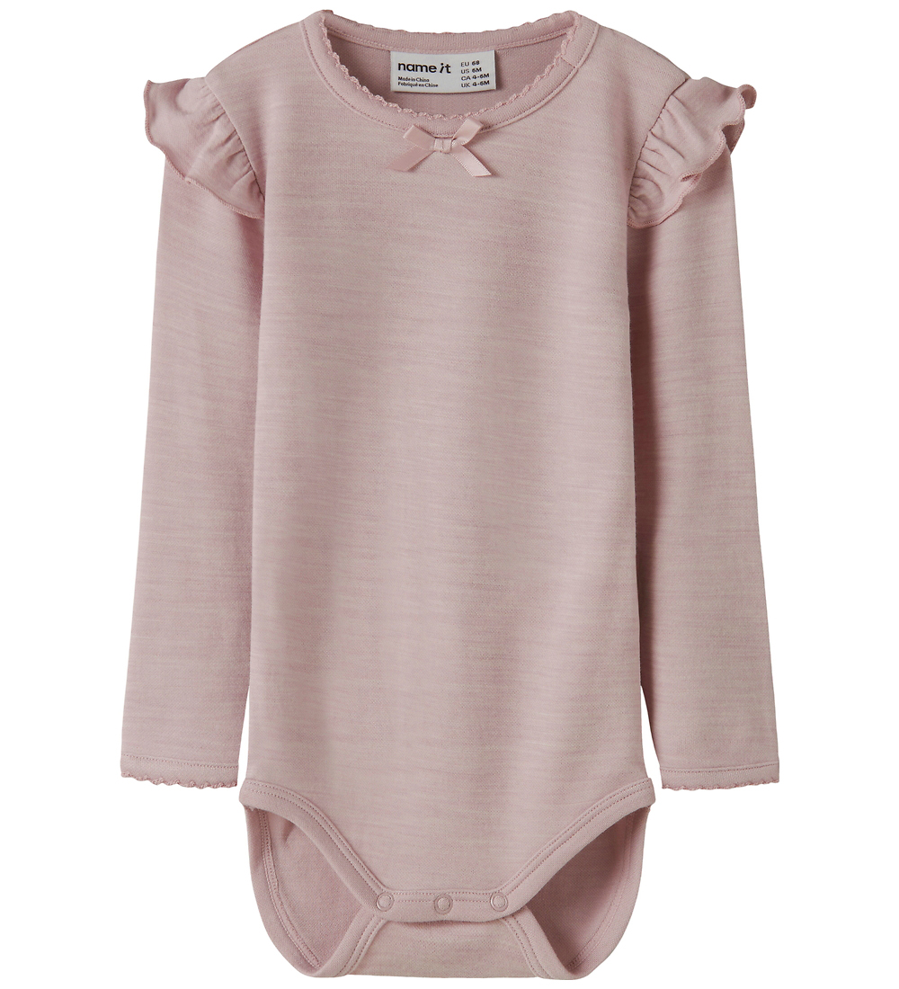Name It Body l/ä - NbfWyla - Violett Ice - Name It - 1 Jahr (80) - Body L/Ä von Name It