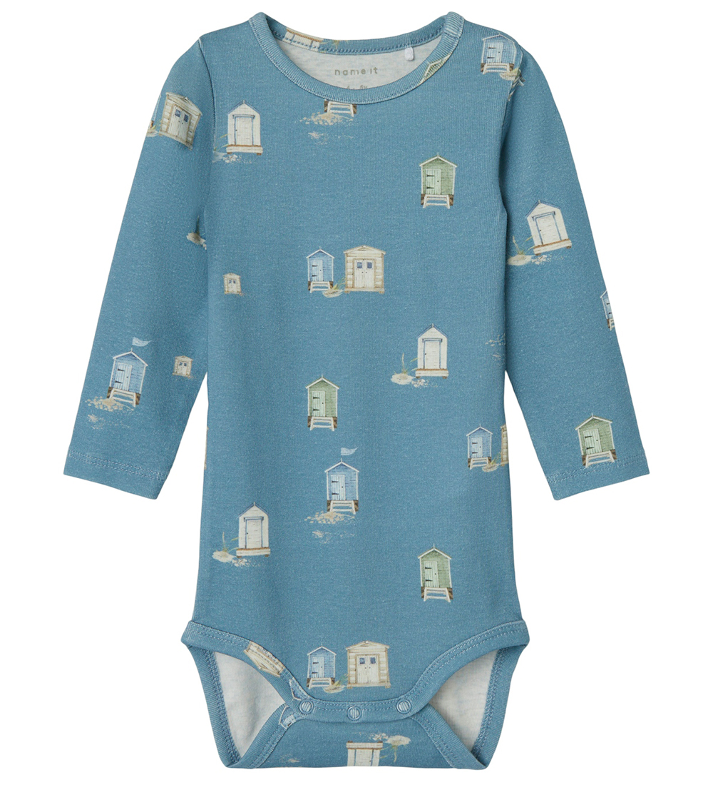 Name It Body l/ä - NbmHing - Provinzial Blue m. Print - Name It - 50 - Body L/Ä Name It Body l/ä - NbmHing - Provinzial Blue m. Print - Name It - 50 - Body L/Ä von Name It