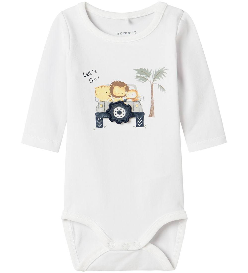 Name It Body l/ä - NbmHollow - Bright White m. Print - Name It - 50 - Body L/Ä Name It Body l/ä - NbmHollow - Bright White m. Print - Name It - 50 - Body L/Ä von Name It