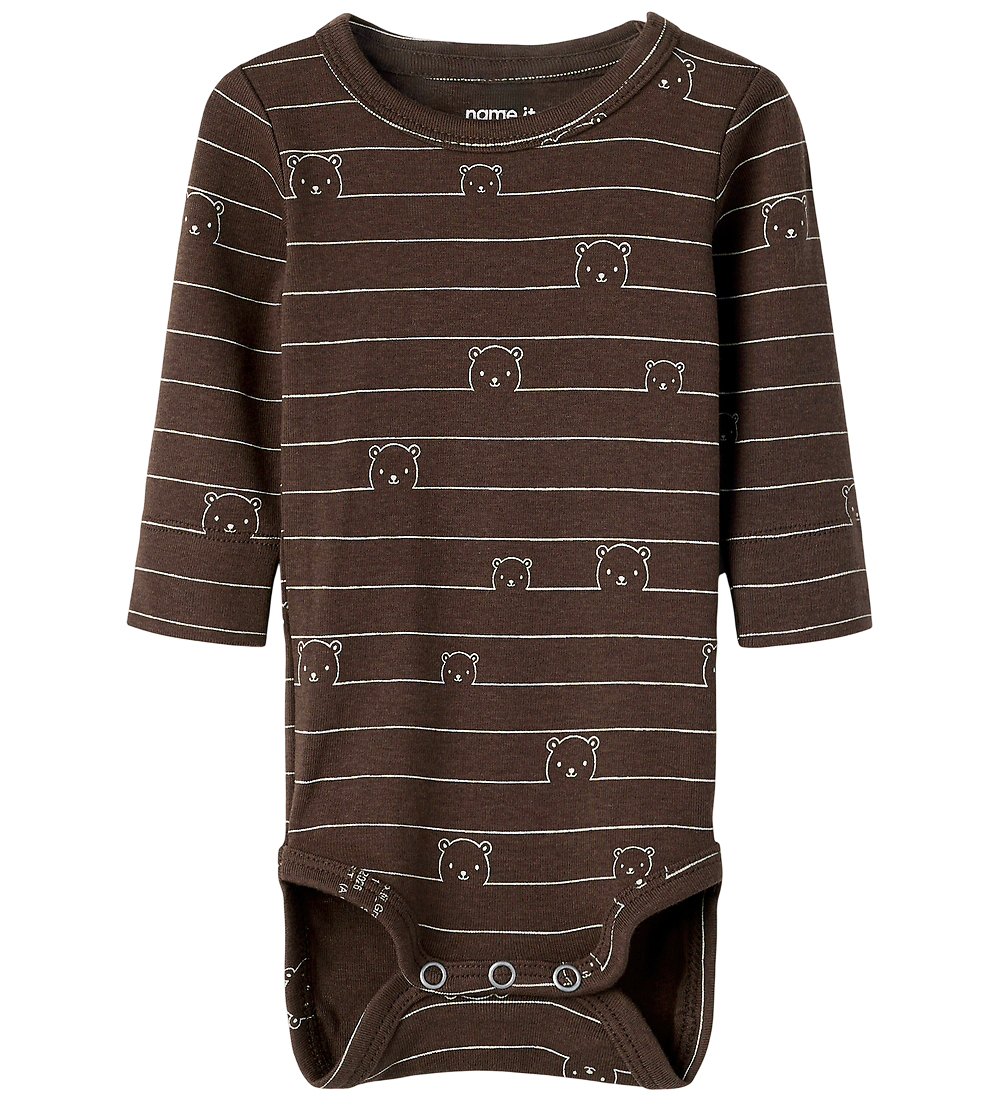 Name It Body l/ä - NbmNalas - Chocolate Brown - Name It - 74 - Body L/Ä Name It Body l/ä - NbmNalas - Chocolate Brown - Name It - 74 - Body L/Ä von Name It