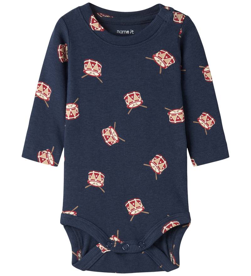 Name It Body l/ä - NbmRistmas - Navy Blazer/Drums - Name It - 1½ Jahre (86) - Body L/Ä von Name It