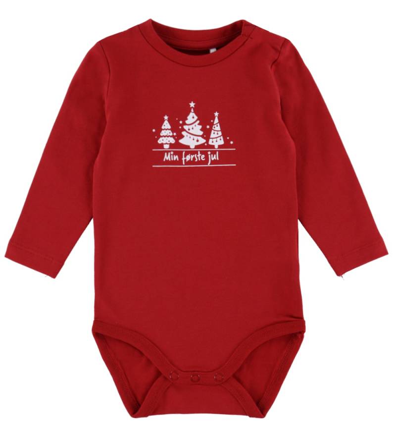 Name It Body l/ä - NbnRajul - Jester Red/Christmas - Name It - 1½ Jahre (86) - Body L/Ä von Name It