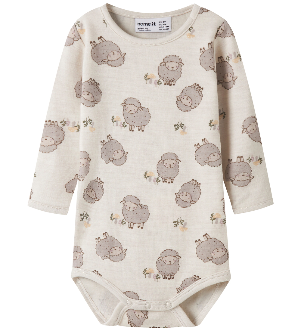 Name It Body l/ä - NbnWup - Peyote Melange/Sheep - Name It - 62 - Body L/Ä Name It Body l/ä - NbnWup - Peyote Melange/Sheep - Name It - 62 - Body L/Ä von Name It