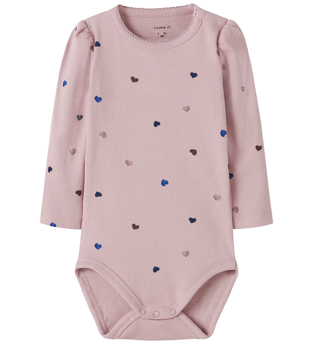 Name It Body l/ä - Noos - NbfNutti - Poliert Lilac/Hearts - Name It - 74 - Body L/Ä Name It Body l/ä - Noos - NbfNutti - Poliert Lilac/Hearts - Name It - 74 - Body L/Ä von Name It