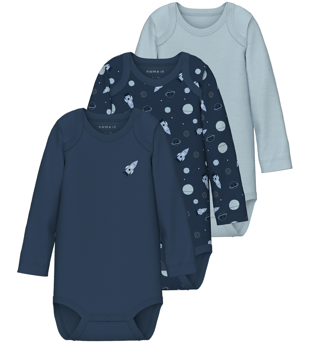 Name It Body l/ä - Noos - NbmBody - 3er-Pack - Dark Denim - Name It - 62 - Body L/Ä Name It Body l/ä - Noos - NbmBody - 3er-Pack - Dark Denim - Name It - 62 - Body L/Ä von Name It