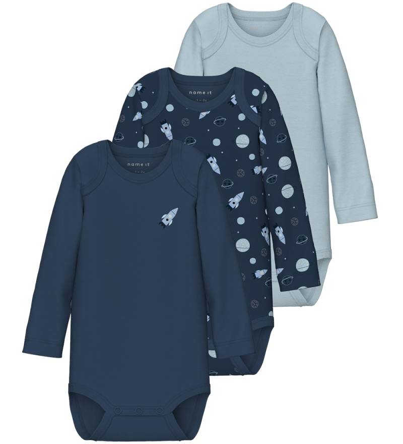 Name It Body l/ä - Noos - NbmBody - 3er-Pack - Dark Denim - Name It - 62 - Body L/Ä Name It Body l/ä - Noos - NbmBody - 3er-Pack - Dark Denim - Name It - 62 - Body L/Ä von Name It