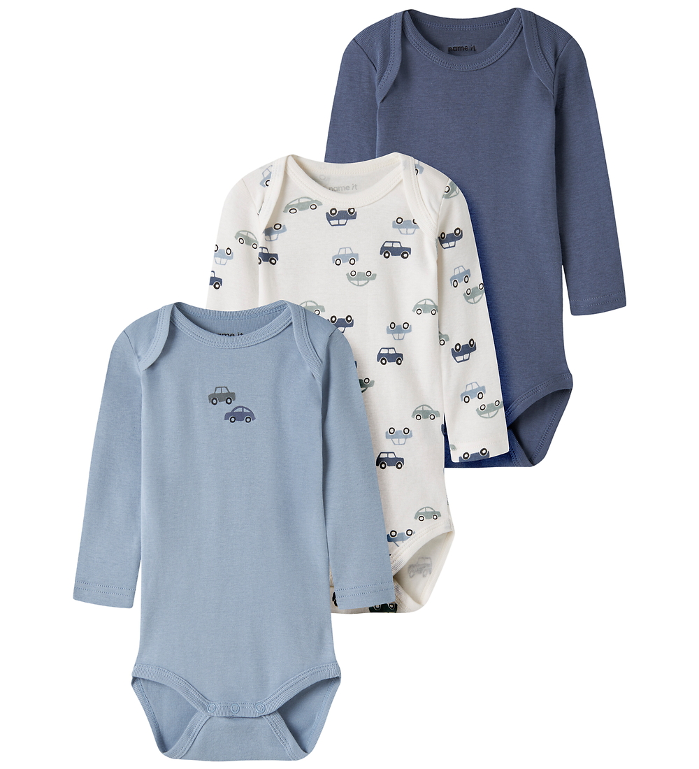Name It Body l/ä - Noos - NbmBody - 3er-Pack - Jet Stream/w/Ashl - Name It - 68 - Body L/Ä Name It Body l/ä - Noos - NbmBody - 3er-Pack - Jet Stream/w/Ashl - Name It - 68 - Body L/Ä von Name It