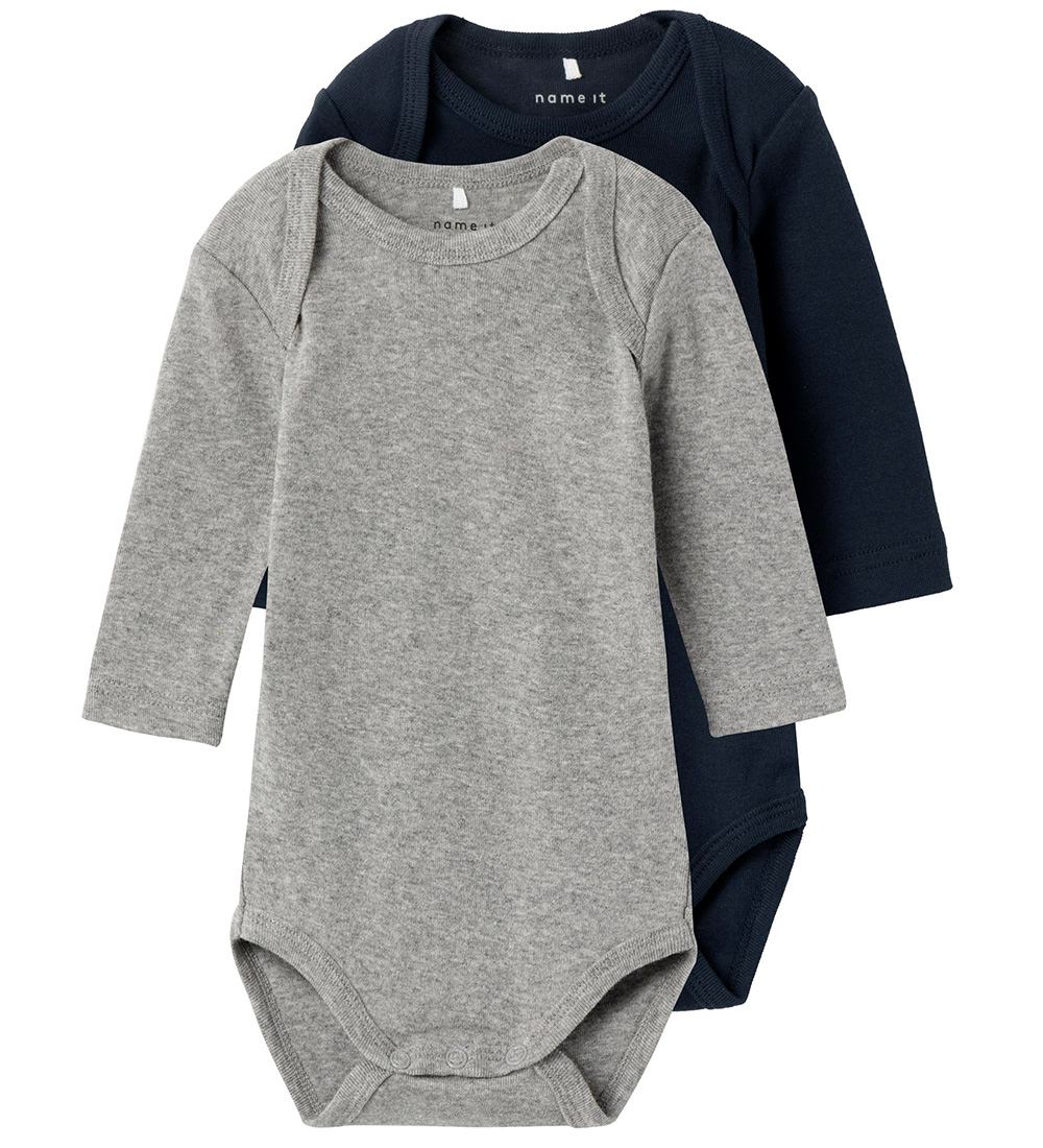 Name It Body l/ä - Noos - NbnBody - 2er-Pack - Dark Sapphire - Name It - 3 Jahre (98) - Body L/Ä von Name It