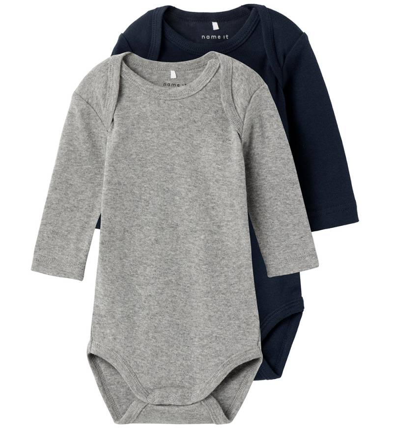 Name It Body l/ä - Noos - NbnBody - 2er-Pack - Dark Sapphire - Name It - 3 Jahre (98) - Body L/Ä von Name It